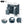 Bathroom Vanity With Top Sink, Storage Cabinet - Blue