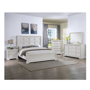2 Drawer Storage Nightstand Bedroom Furniture - Antique White