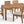 Outdoor 6-Seater Acacia Wood Expandable Dining Set with Cushions