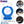 Desk Cooling Fan w/180¡Adjustable LED Lamp Baby Stroller Fan Emergency Flashlight Torch for Household Camping Traveling