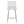 Mara - Upholstered Contemporary Fixed Height Counter Stool With Swivel (Set of 2) - White