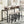 59 Inch Bar Table with Stools and LED Light