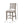 Counter Side Dining Stool With Ladder Back (Set of 2) - Gray
