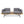 Outdoor Sofa With Cushions And Iron Legs - Dark Gray