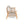Outdoor 4pc Acacia Wood and Rope Sectional Patio Sofa Set