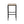 Outdoor Bar Stool With Slat Design And Metal Frame (Set of 2)