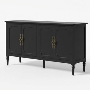 Vintage Buffet Cabinet With Adjustable Shelves