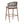 Outdoor Bar Height Metal Frame Counter Stools with Scallop-Shaped Backrest & Water-Resistant Cushions