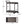 Resin Wicker Bar Cart With Metal Frame - Brown