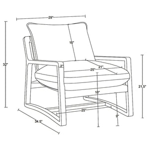 O'Brien - Upholstered Accent Chair - Sand