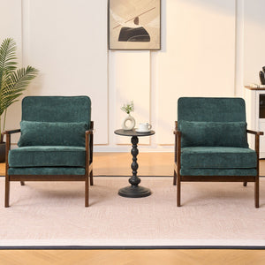 Living Room Chair With Lumbar Pillow
