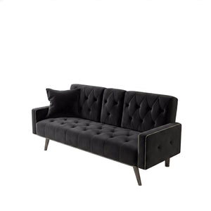 1730 Sofa Bed Armrest with Nail Head Trim