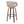 Symphony - Mid Century Modern Fixed Height Barstool With Swivel With Round Footrest (Set of 2)