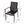 Barrister Dining Chair Set of 2 - Black / Natural