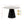 Dining Set With Round Table And 4 Upholstered Chairs - Black / Gray