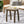 Kinesis Outdoor Side Table With Slatted Top and Wood Frame