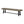 Outdoor Patio Bench - Gray / Rustic Metal