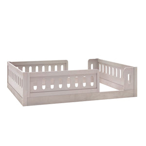 Platform Bed With Guardrail