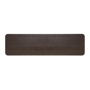 Console Table With Open Arch Cutouts For Living Room Hallway - Espresso