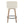 Toriano - Contemporary Fixed Height Counter Stool Swivel & Round Footrest (Set of 2)