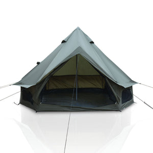 4 Season Bell Tent 9.8 FT Green Waterproof Glamping Tent
