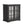 Modern Bathroom Vanity With Ceramic Sink, Tempered Blurred Glass Doors