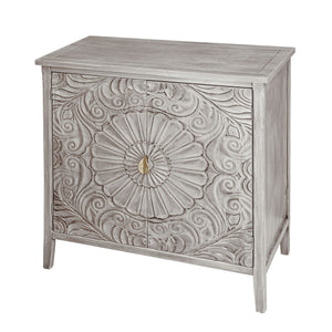 2 Door Cabinet, Suitable For Bedroom - Light Gray