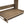 Full Size Murphy Bed With Wardrobe, Drawers, And Open Shelves - Wood