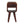 Solid Wood Extra Mini Chestnut Curve Lower Nightstand