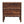Solid Wood Bamboo Frame Nightstand in Roasted Almond