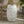 Solar Side Table with Built-in Solar Battery (White)
