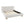 Queen Size Low Profile Upholstered Bed - White
