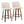 Toriano - Mid Century Modern, Counter Stool (Set of 2)