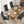 TOPMAX Farmhouse Extendable Wood Dining Table Set for 6
