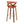 Gardenia - Mid Century Modern Fixed Height Barstool With Swivel With Round Footrest (Set of 2)