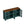 Elegant European Antique Style 4-Door Cabinet with Tempered Glass Doors