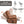 Orange Leatheraire Heat Massage Dual Motor Lift Recliner