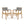 Outdoor Acacia Wood Dining Armchair With Cushion (Set of 2)