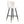 Modern Style Barstool, Tipped Ends, Suitable For Various Decoration Styles - White