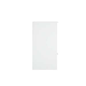 Toy Storage Organizer With Large Drawer And Low Bookshelf For Nursery & Playroom - White