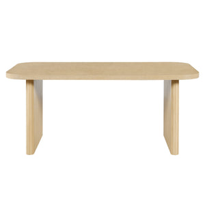 Natural Oak Veneer Dining Table