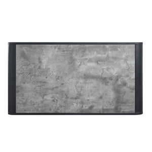 Raziela Concrete Coffee Table - Black / Gray