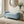 Light Blue Tufted Storage Bench