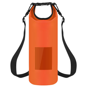 Floating Waterproof Dry Bag Floating Dry Sacks with Observable Window 10L Roll Top Lightweight Dry Storage Bag for Kayaking Rafting Boating Swimming C