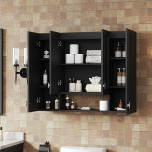 Wall Mounted Bathroom Cabinet With 5 Adjustable Shelves