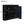 Wall-Mounted Bathroom Storage Cabinet With Mirror, 6 Open Shelves - Black