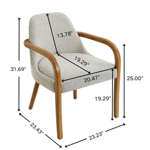 Set of 2 Mid-Century Dining Chairs