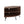 Fan Shape Reclaimed Wood Corner Media Table For Living Room Wise Use Your Space - Natural