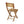 Outdoor 3 Piece Half Round Folding Bistro Set