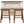 Rustic 3 Piece Stationary Kitchen Island Set With 2 Seatings, With 2 Open Shelves